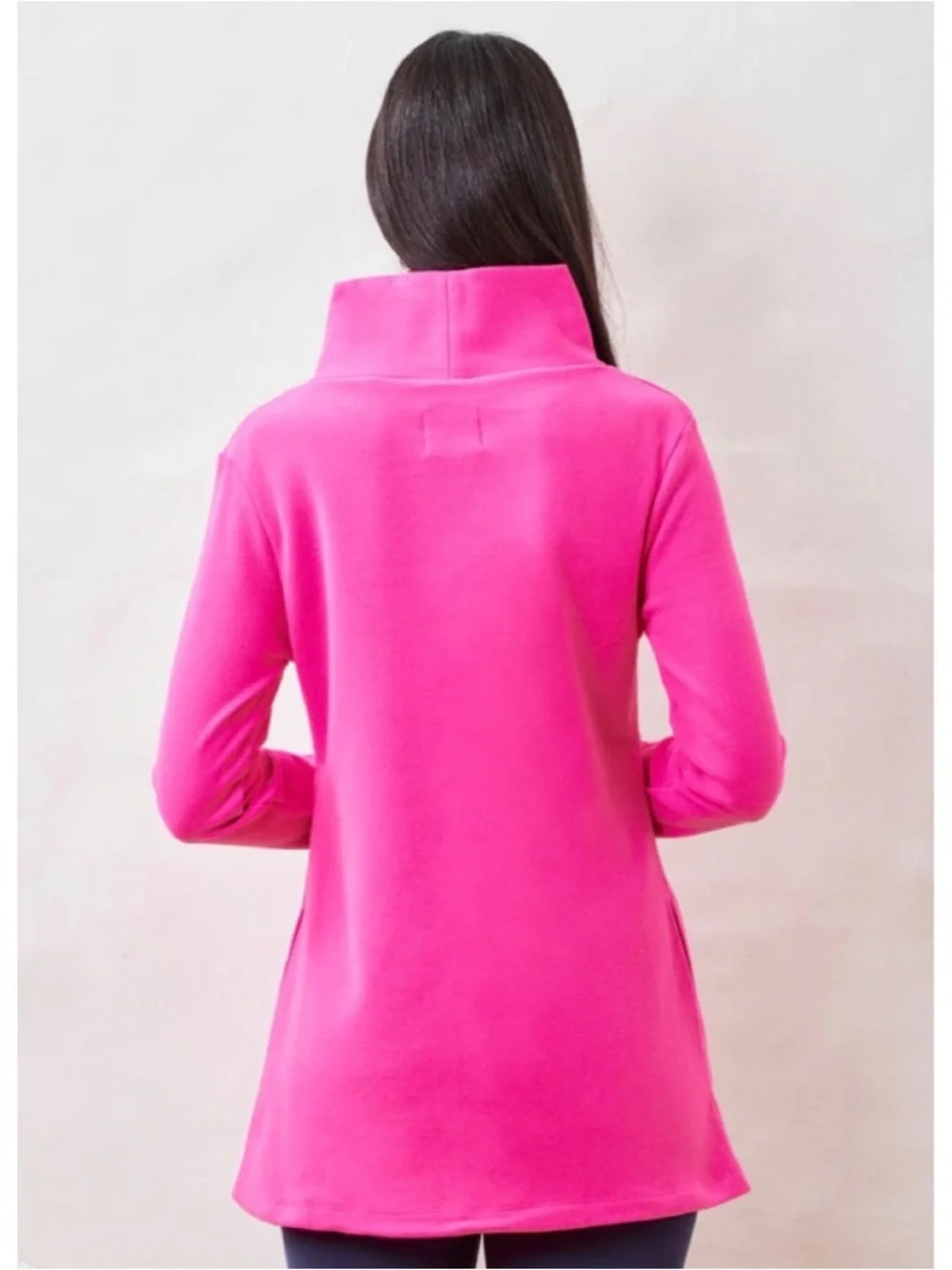Dudley Stephens | Neon Pink Cobble Hill Turtleneck Sweater ~ M